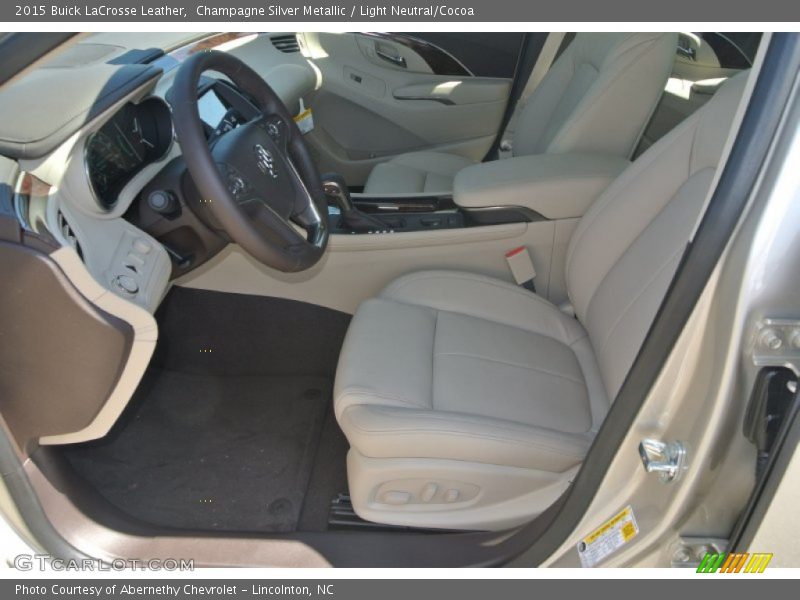 Champagne Silver Metallic / Light Neutral/Cocoa 2015 Buick LaCrosse Leather