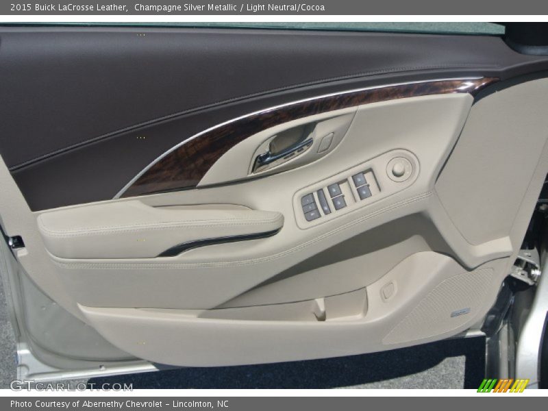 Champagne Silver Metallic / Light Neutral/Cocoa 2015 Buick LaCrosse Leather