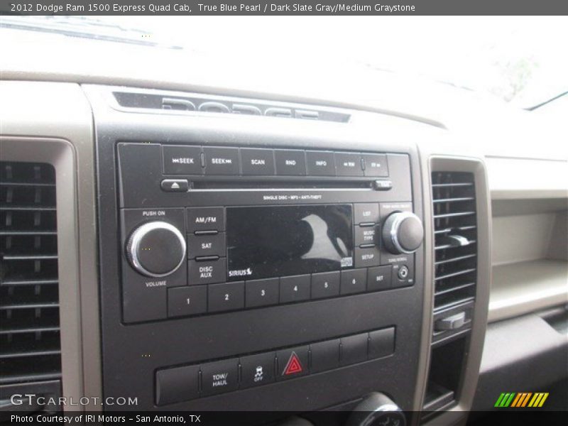 True Blue Pearl / Dark Slate Gray/Medium Graystone 2012 Dodge Ram 1500 Express Quad Cab