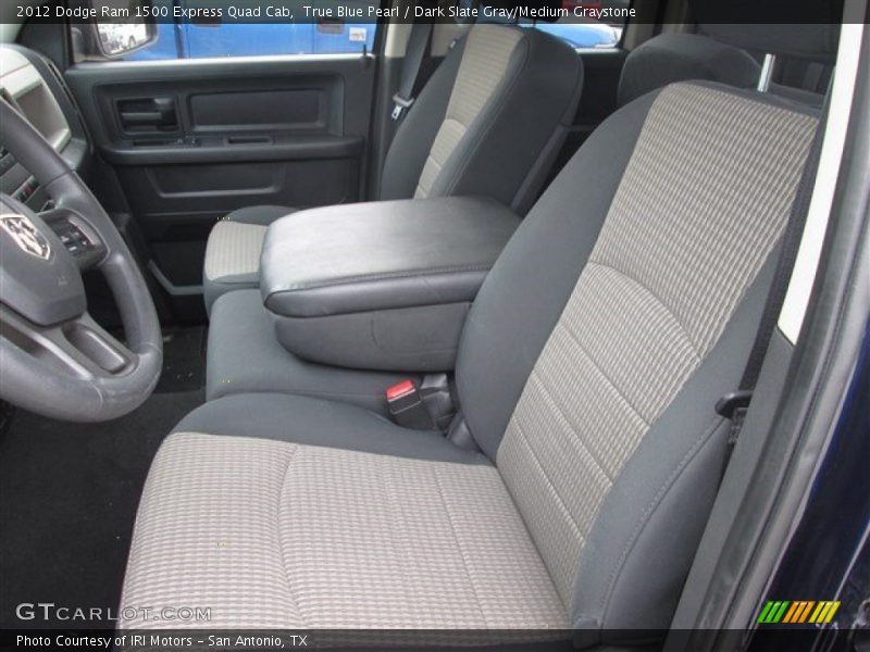 True Blue Pearl / Dark Slate Gray/Medium Graystone 2012 Dodge Ram 1500 Express Quad Cab
