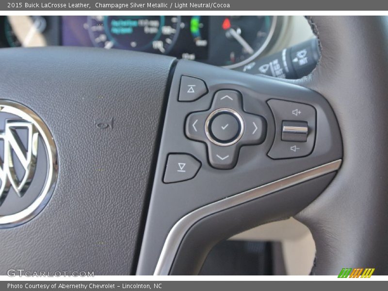 Champagne Silver Metallic / Light Neutral/Cocoa 2015 Buick LaCrosse Leather