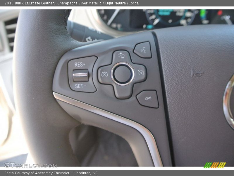Champagne Silver Metallic / Light Neutral/Cocoa 2015 Buick LaCrosse Leather