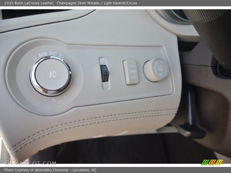Champagne Silver Metallic / Light Neutral/Cocoa 2015 Buick LaCrosse Leather