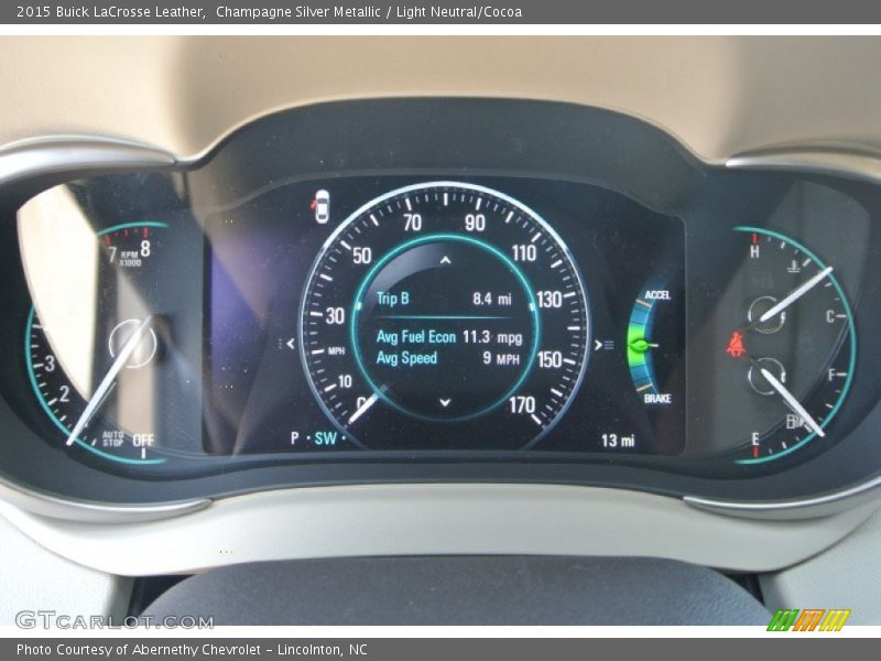 Champagne Silver Metallic / Light Neutral/Cocoa 2015 Buick LaCrosse Leather