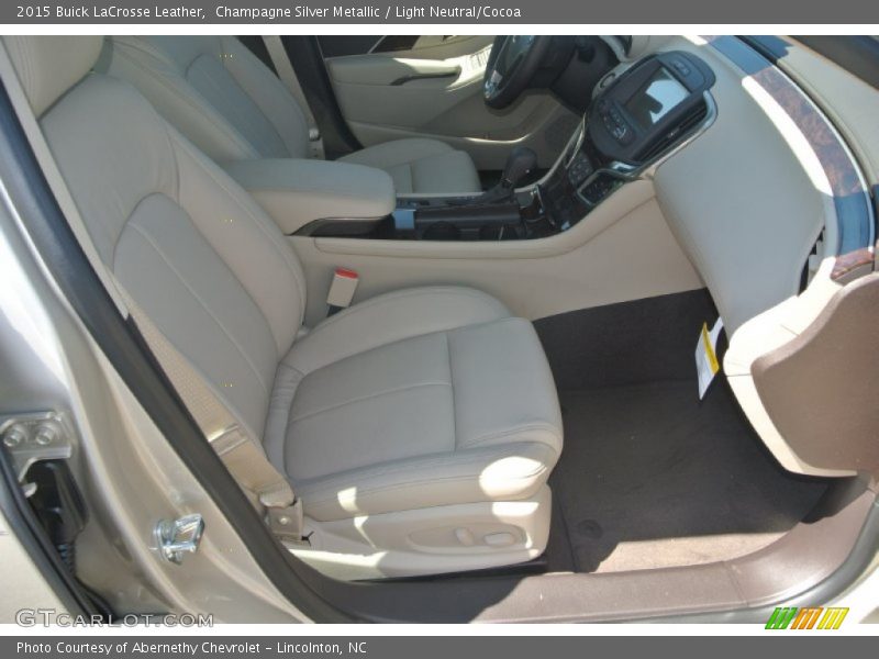 Champagne Silver Metallic / Light Neutral/Cocoa 2015 Buick LaCrosse Leather