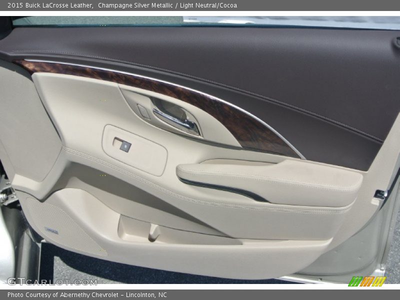 Champagne Silver Metallic / Light Neutral/Cocoa 2015 Buick LaCrosse Leather