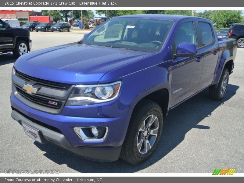 Laser Blue / Jet Black 2015 Chevrolet Colorado Z71 Crew Cab