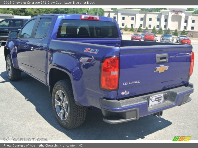 Laser Blue / Jet Black 2015 Chevrolet Colorado Z71 Crew Cab