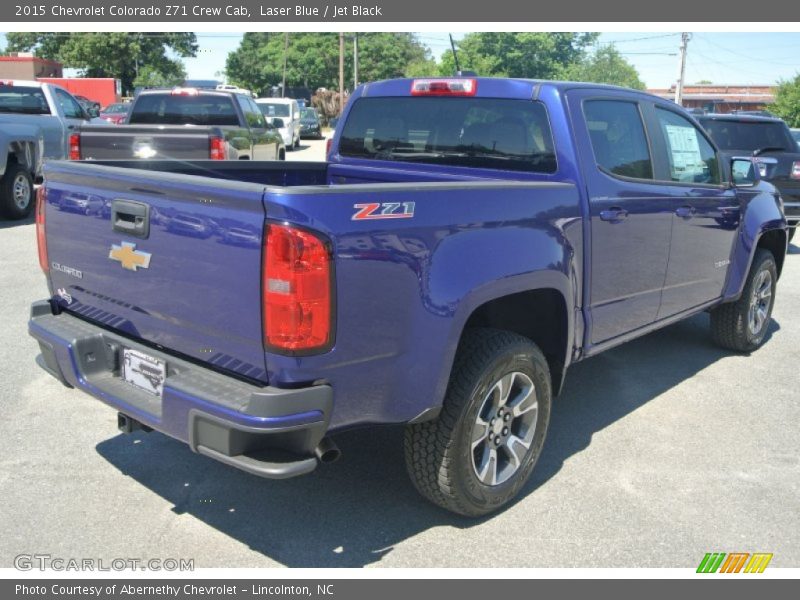 Laser Blue / Jet Black 2015 Chevrolet Colorado Z71 Crew Cab