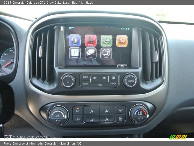 Laser Blue / Jet Black 2015 Chevrolet Colorado Z71 Crew Cab