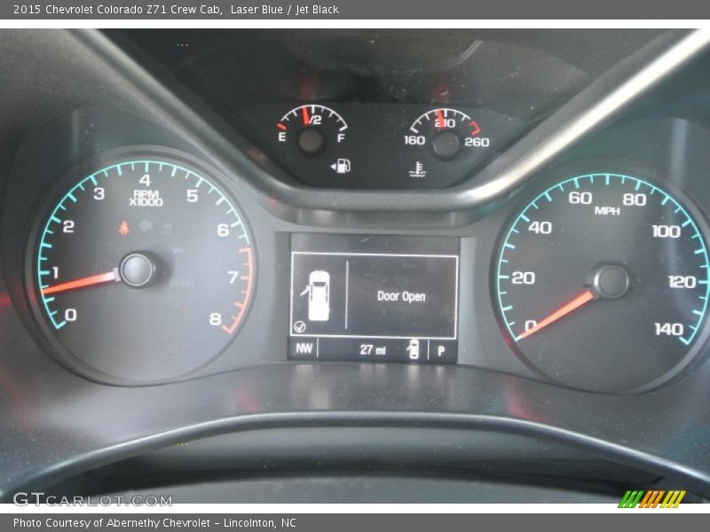 Laser Blue / Jet Black 2015 Chevrolet Colorado Z71 Crew Cab