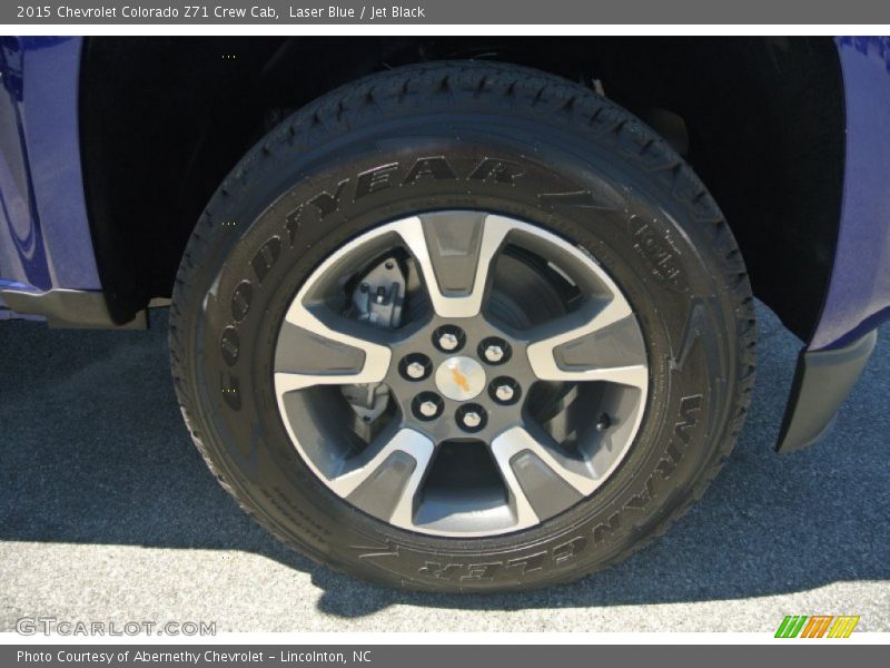 Laser Blue / Jet Black 2015 Chevrolet Colorado Z71 Crew Cab