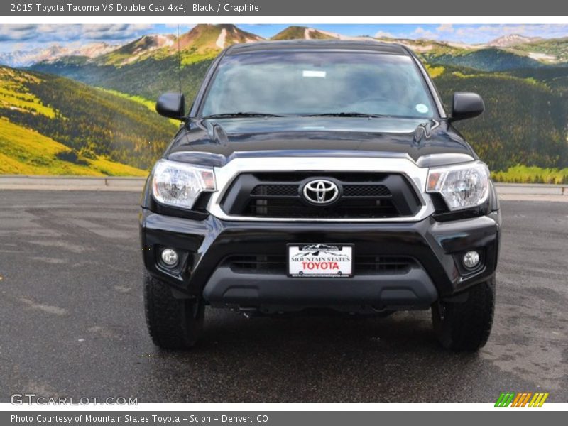 Black / Graphite 2015 Toyota Tacoma V6 Double Cab 4x4
