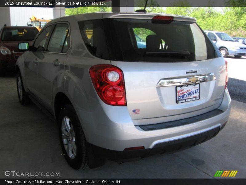 Silver Ice Metallic / Jet Black 2015 Chevrolet Equinox LS
