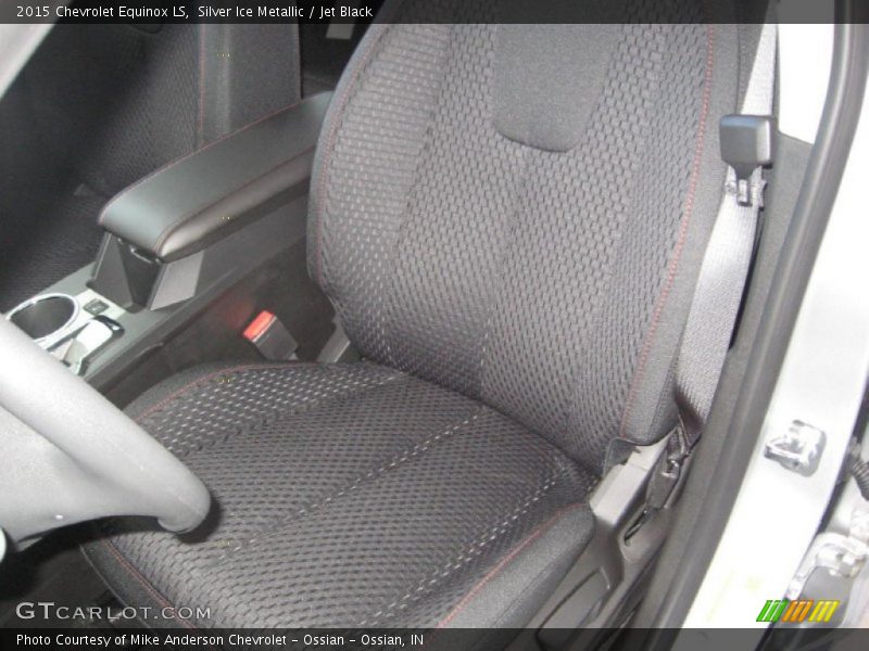 Silver Ice Metallic / Jet Black 2015 Chevrolet Equinox LS
