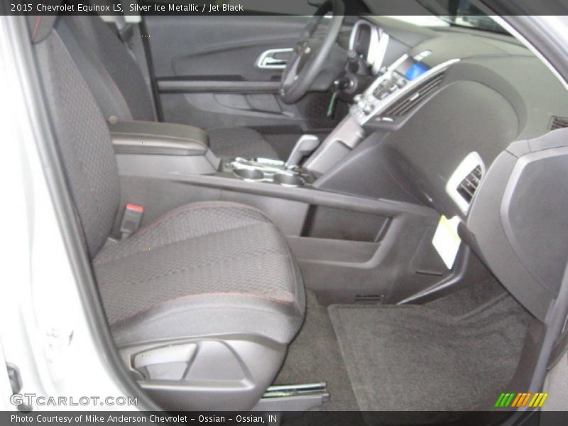 Silver Ice Metallic / Jet Black 2015 Chevrolet Equinox LS