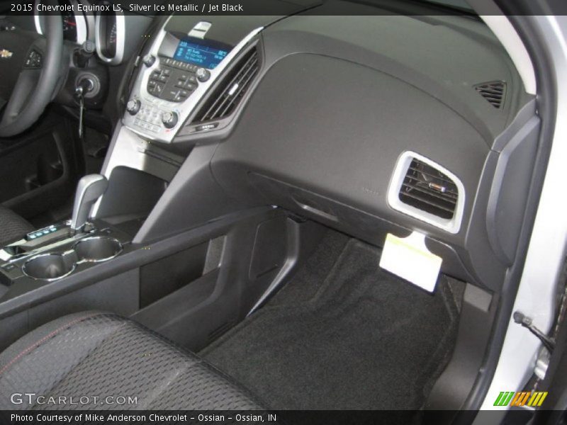 Silver Ice Metallic / Jet Black 2015 Chevrolet Equinox LS