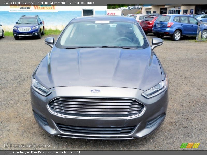 Sterling Gray Metallic / Charcoal Black 2013 Ford Fusion SE