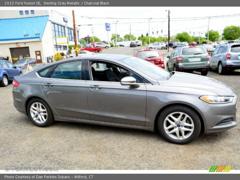 Sterling Gray Metallic / Charcoal Black 2013 Ford Fusion SE