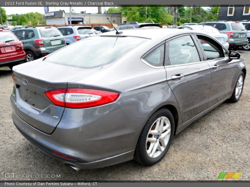 Sterling Gray Metallic / Charcoal Black 2013 Ford Fusion SE