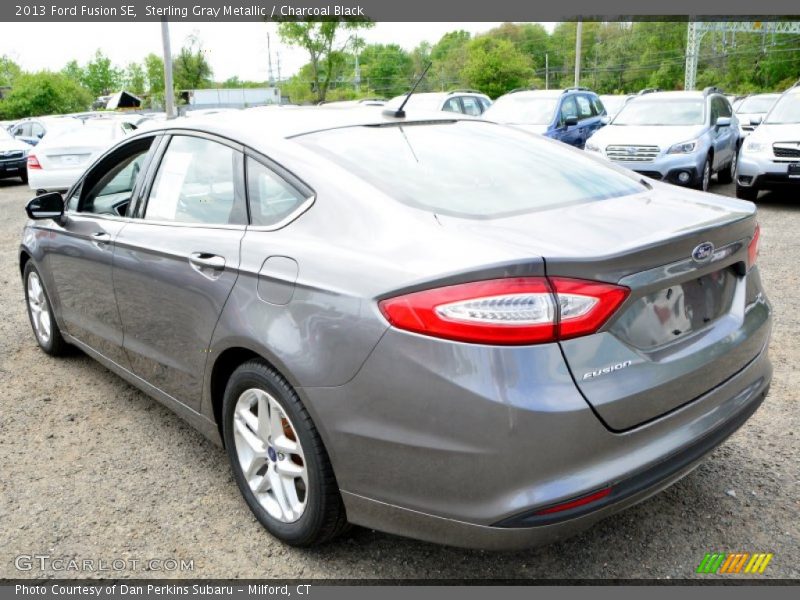 Sterling Gray Metallic / Charcoal Black 2013 Ford Fusion SE
