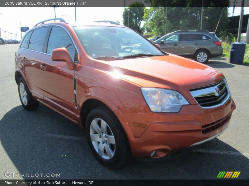 Sunburst Orange / Tan 2008 Saturn VUE XR