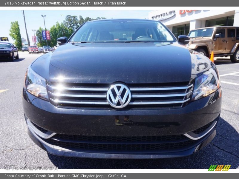 Black / Titan Black 2015 Volkswagen Passat Wolfsburg Edition Sedan