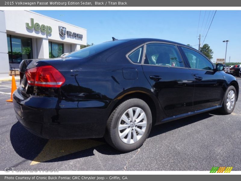 Black / Titan Black 2015 Volkswagen Passat Wolfsburg Edition Sedan