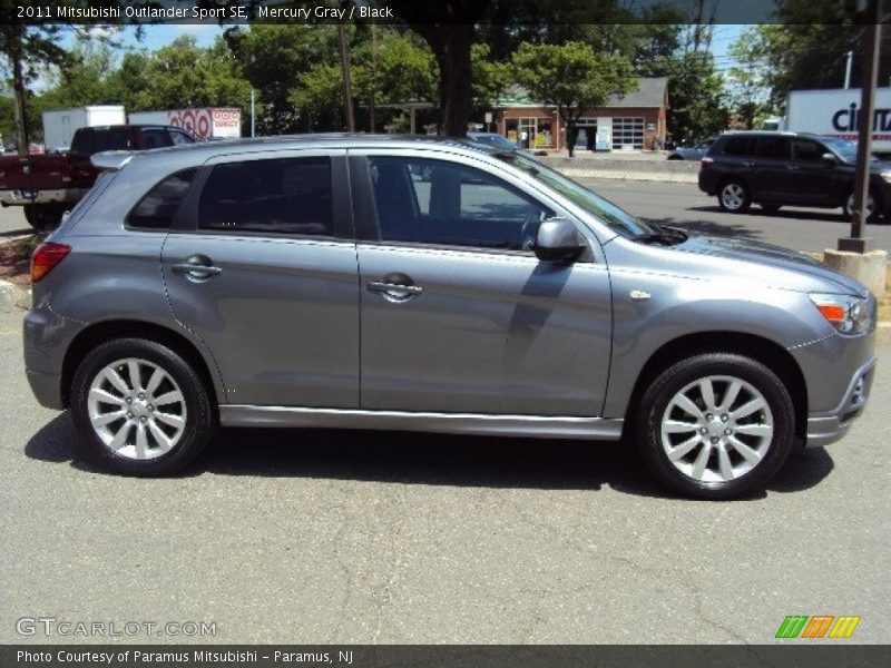 Mercury Gray / Black 2011 Mitsubishi Outlander Sport SE