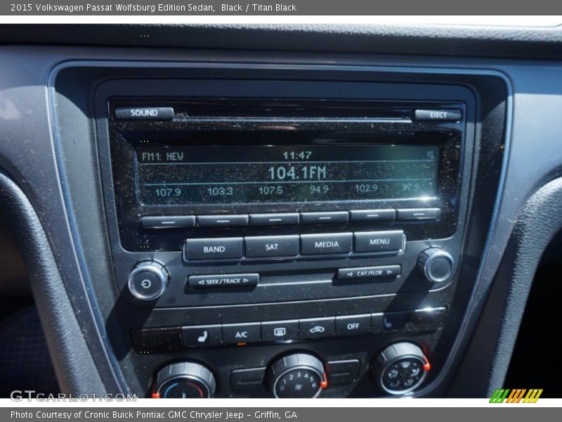 Black / Titan Black 2015 Volkswagen Passat Wolfsburg Edition Sedan