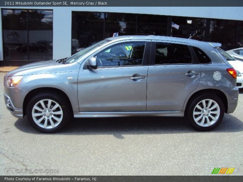 Mercury Gray / Black 2011 Mitsubishi Outlander Sport SE