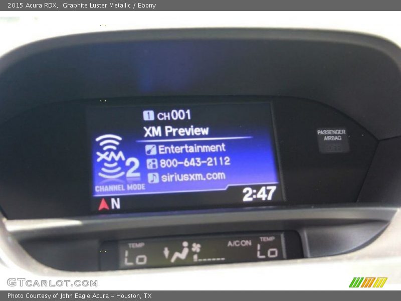 Graphite Luster Metallic / Ebony 2015 Acura RDX