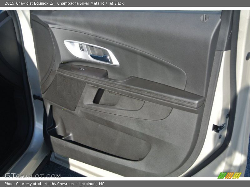 Champagne Silver Metallic / Jet Black 2015 Chevrolet Equinox LS