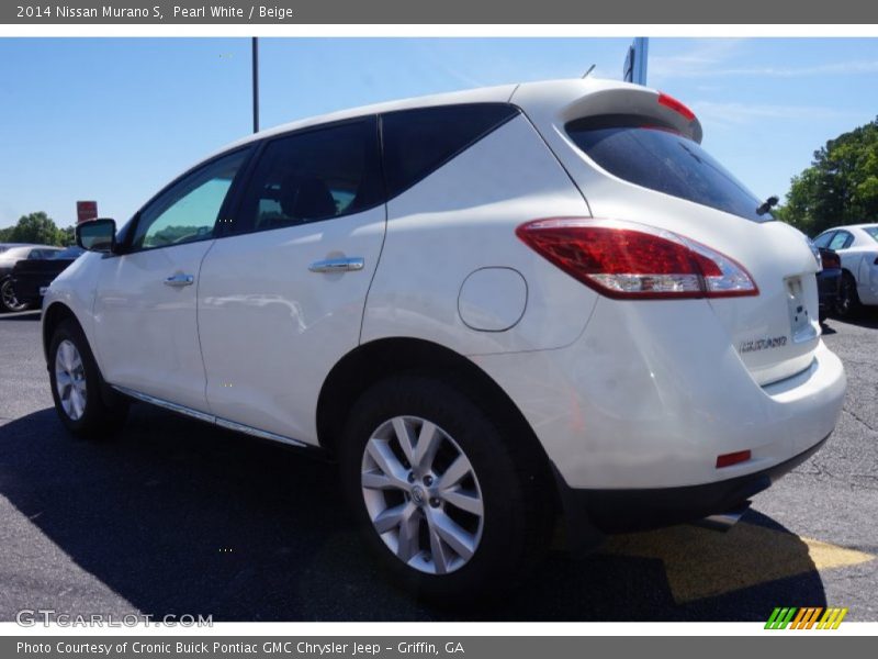 Pearl White / Beige 2014 Nissan Murano S
