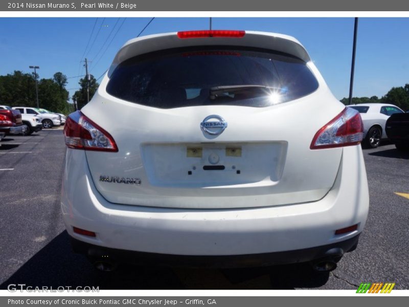 Pearl White / Beige 2014 Nissan Murano S