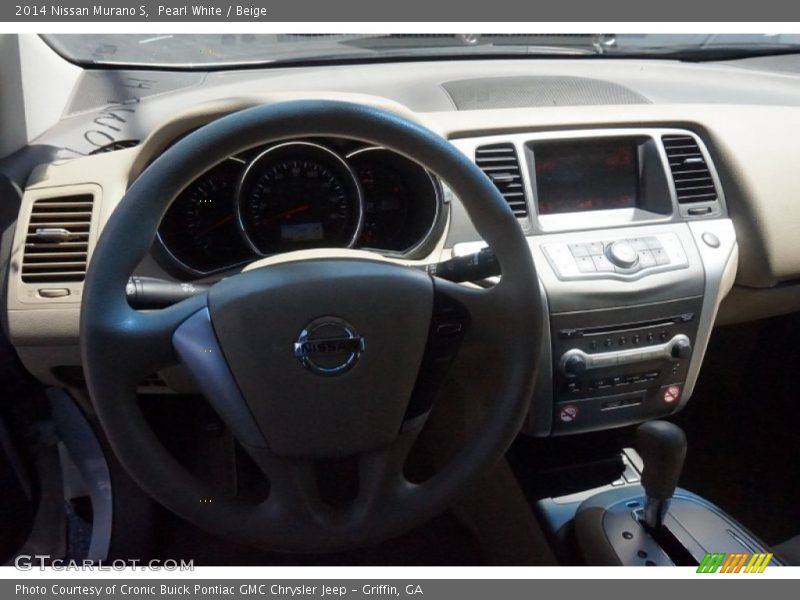 Pearl White / Beige 2014 Nissan Murano S