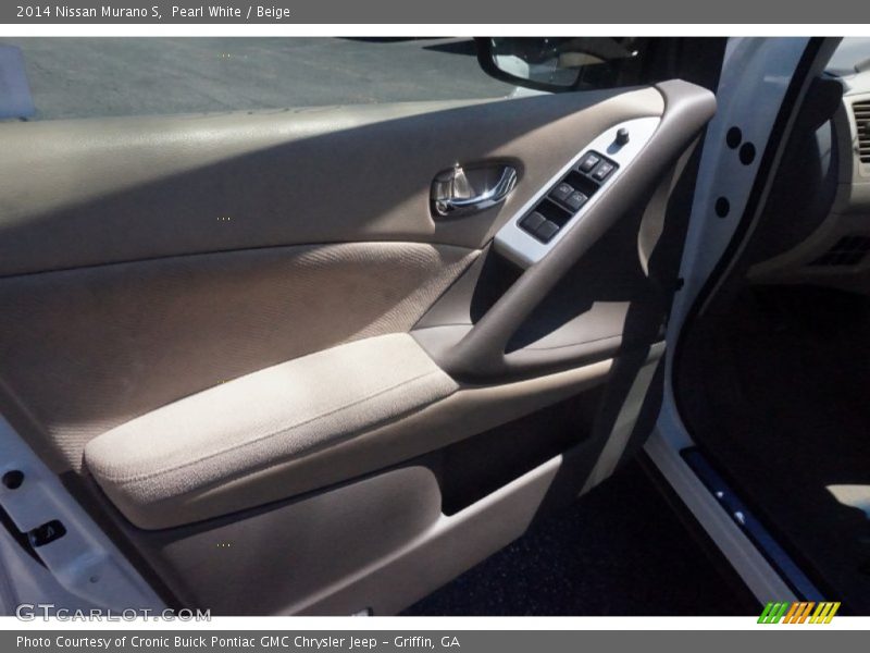 Pearl White / Beige 2014 Nissan Murano S