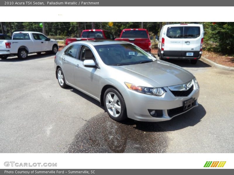 Palladium Metallic / Parchment 2010 Acura TSX Sedan