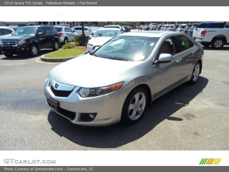 Palladium Metallic / Parchment 2010 Acura TSX Sedan