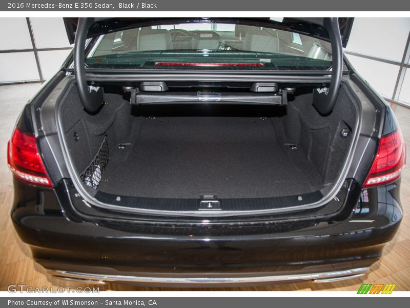 Black / Black 2016 Mercedes-Benz E 350 Sedan