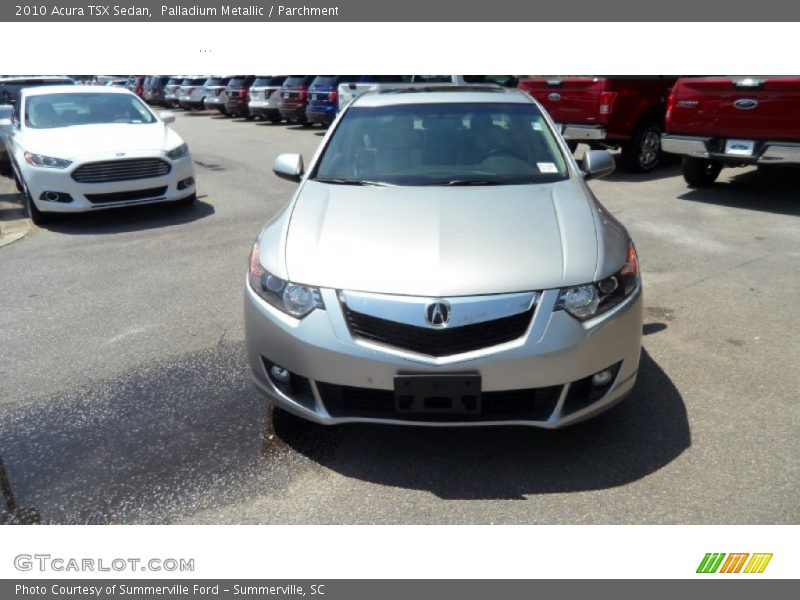 Palladium Metallic / Parchment 2010 Acura TSX Sedan