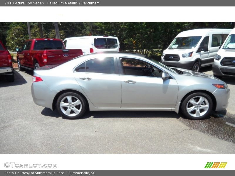 Palladium Metallic / Parchment 2010 Acura TSX Sedan