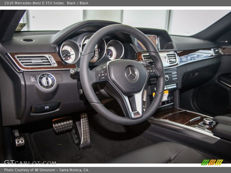 Black / Black 2016 Mercedes-Benz E 350 Sedan