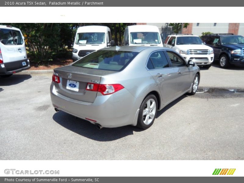 Palladium Metallic / Parchment 2010 Acura TSX Sedan