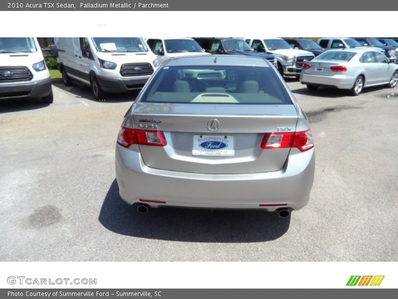 Palladium Metallic / Parchment 2010 Acura TSX Sedan