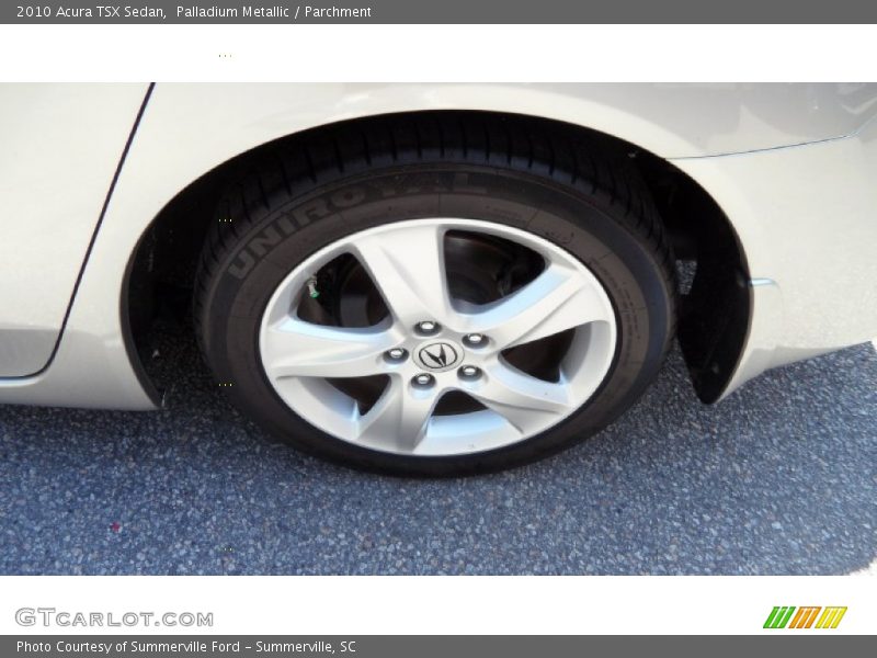 Palladium Metallic / Parchment 2010 Acura TSX Sedan