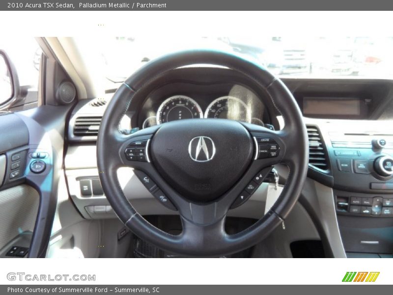 Palladium Metallic / Parchment 2010 Acura TSX Sedan