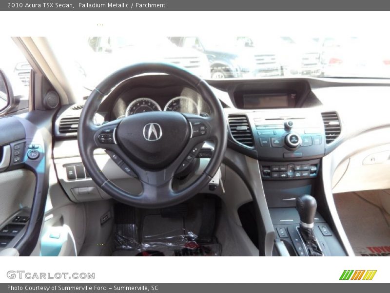 Palladium Metallic / Parchment 2010 Acura TSX Sedan