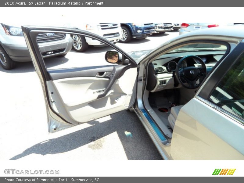 Palladium Metallic / Parchment 2010 Acura TSX Sedan