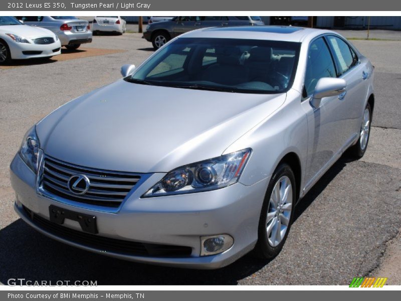 Tungsten Pearl / Light Gray 2012 Lexus ES 350